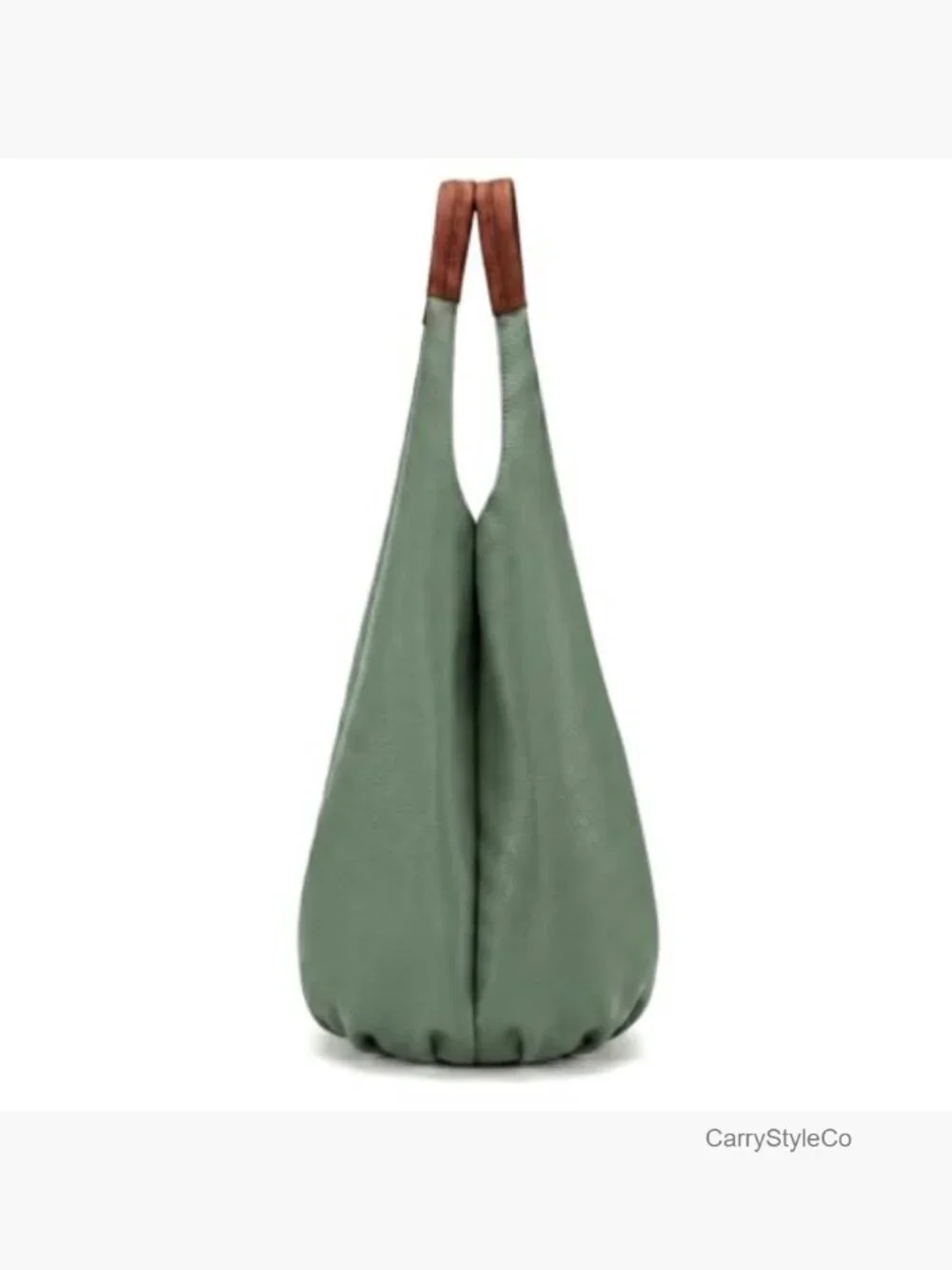 Vegan Leather Slouchy Hobo Bag Set with Tassels & Cosmetic Bag